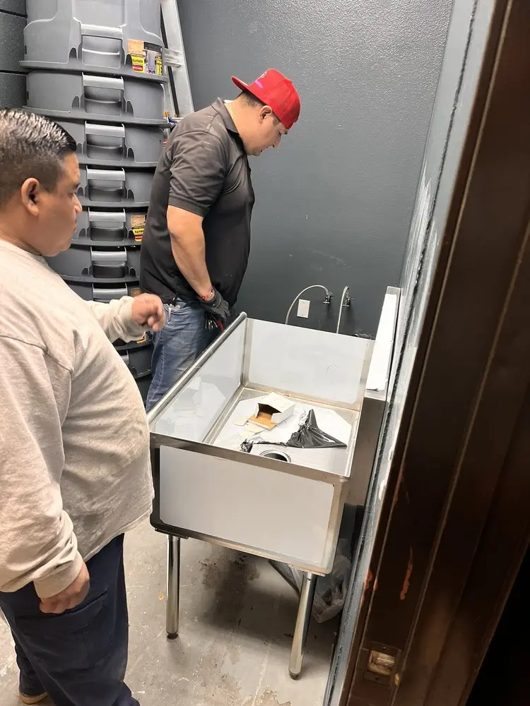 Commercial plumbing and sink installation in Northridge Point